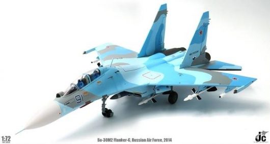 SU-30M2 Flanker, Russian Air Force, Blue 91 Russia 2014